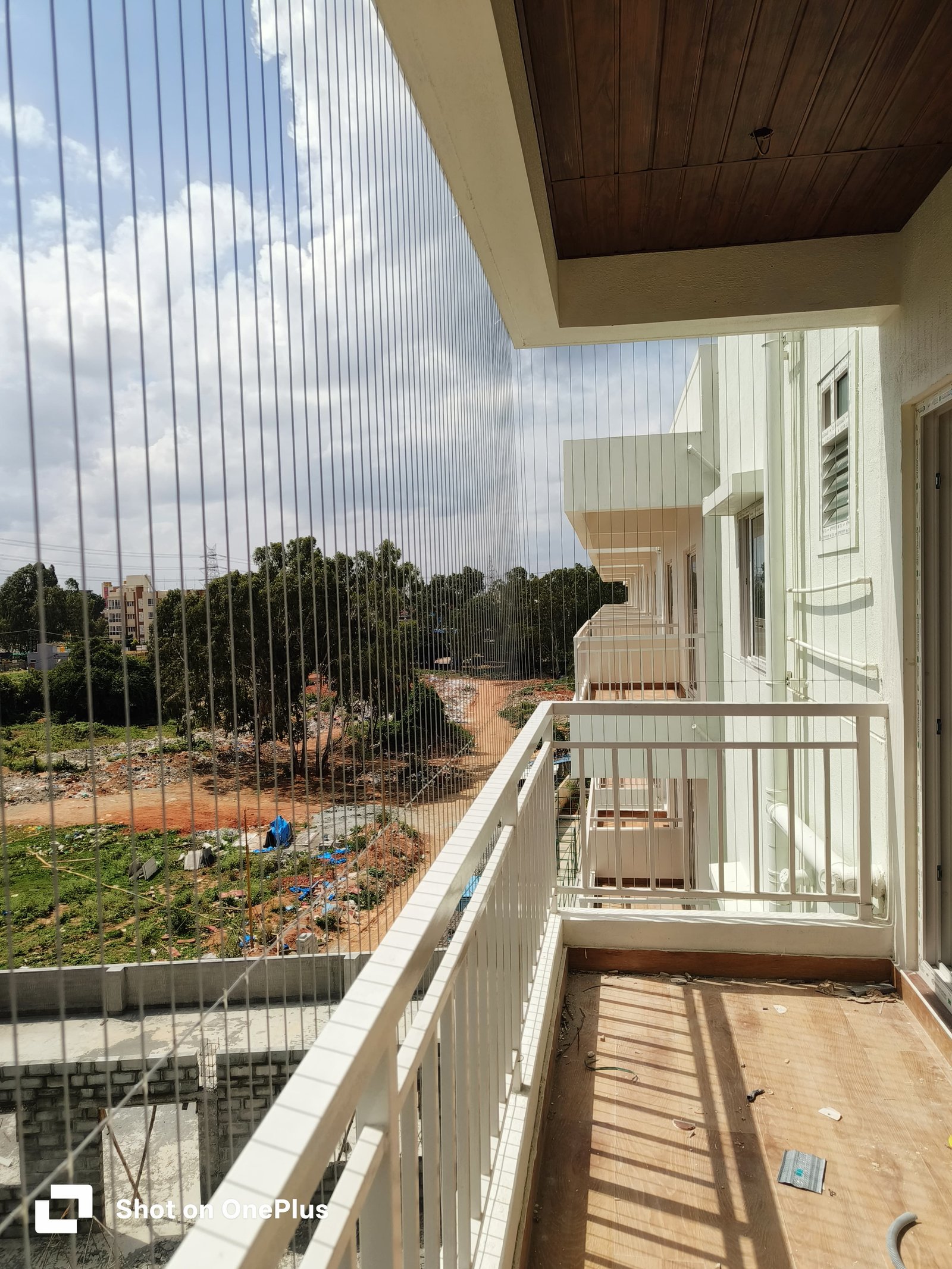 Balcony invisible grills completed project