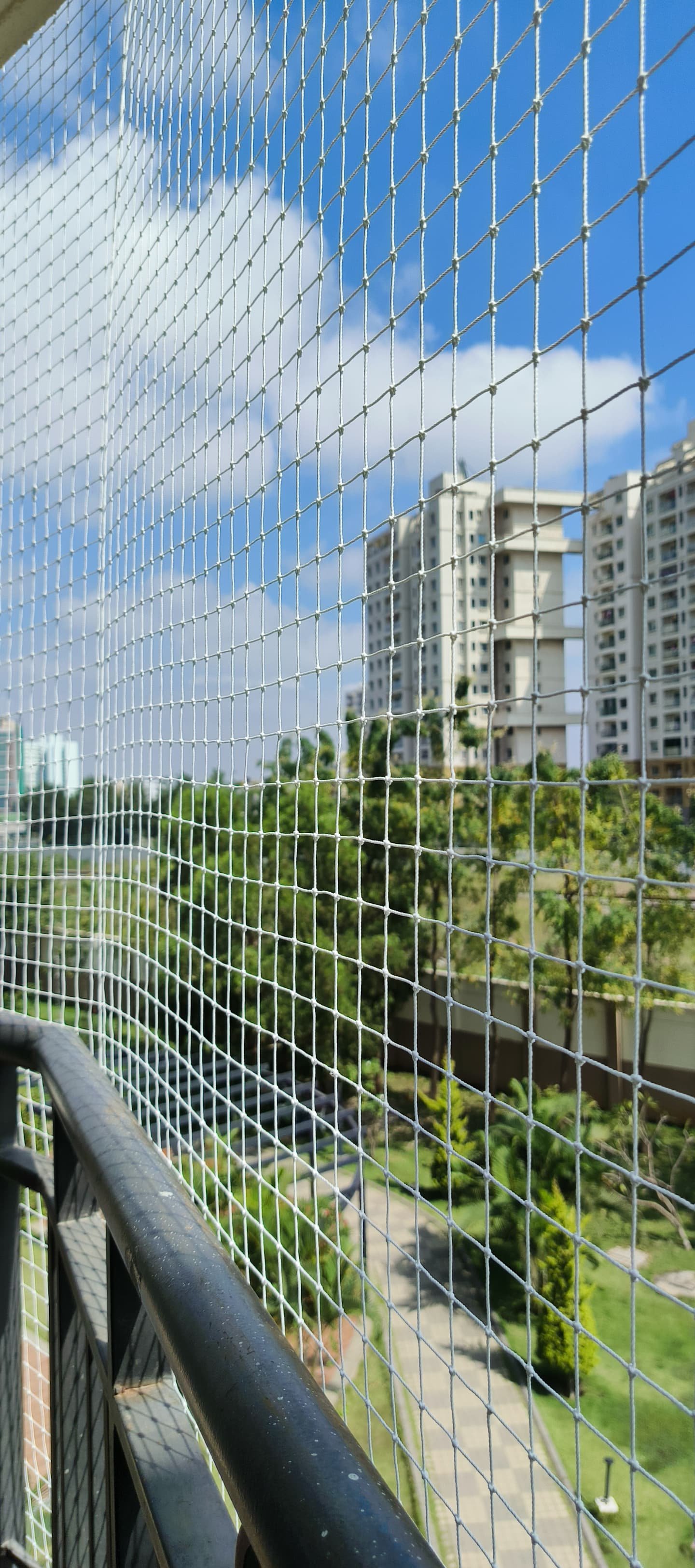 Real Balcony Safety Nets project example