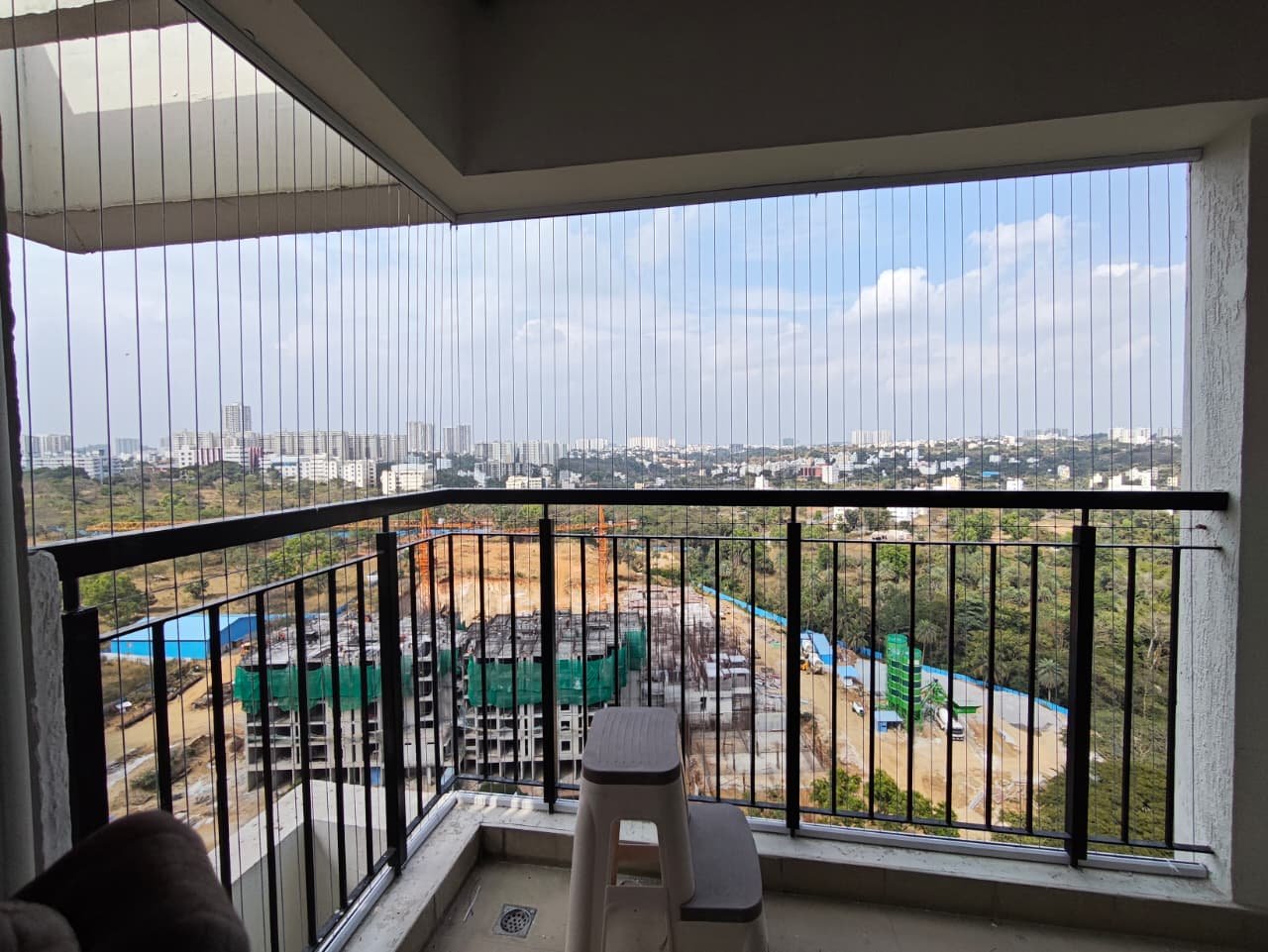 Real project example for Invisible Grills for Apartments