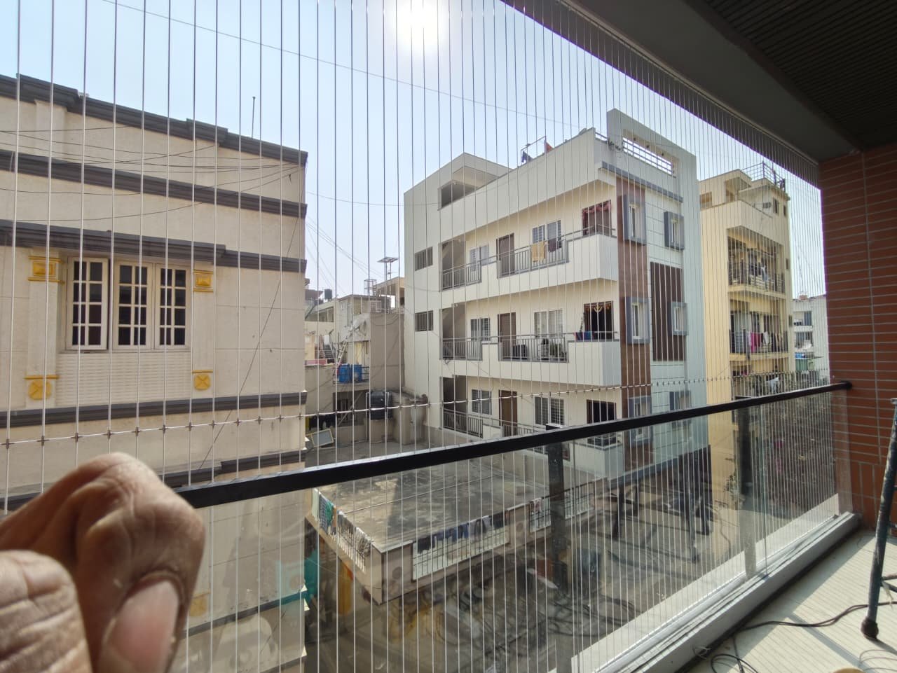 Real project example for Invisible Grills for Villas