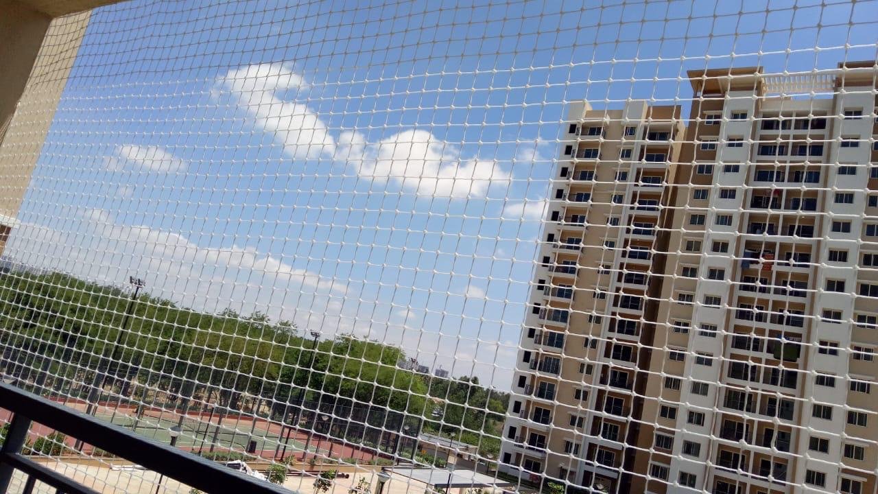 Real Terrace Safety Nets project example